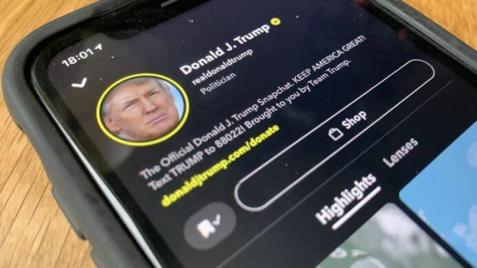 Snapchat 停推廣特朗普帳號   CEO:不會推廣煽動種族暴力的聲音