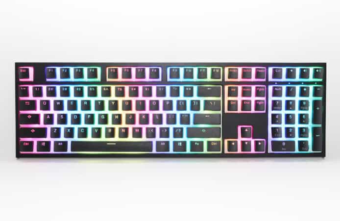 Ducky One 2 RGB 布甸鍵帽版　不破孔透光 + 燈光更耀眼