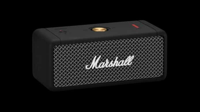 單次充電可使用 20 小時   Marshall Emberton 防水便攜揚聲器登場