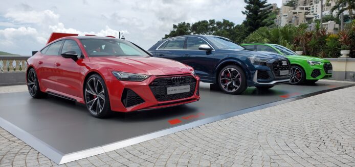 Audi RS 7 RS Q8  RS Q3 登陸香港