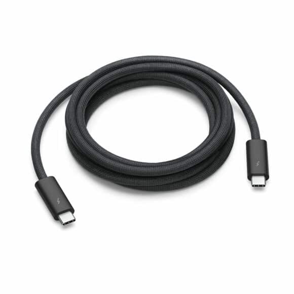 Apple Thunderbolt 3 Pro 連接線　香港售價 + 不易纏繞扭紋設計