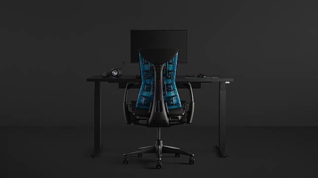 Logitech x Herman Miller 電競椅【有片睇】   注銅顆粒散熱 + 150 像素動態支撐