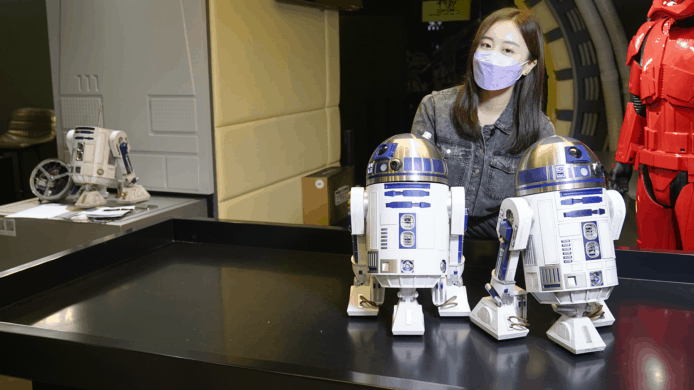 【unwire TV】【試玩】 1/2 比例 R2-D2 機械人試玩 可錄影拍照 + 設計細緻逼真