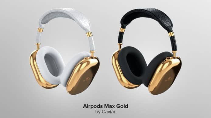 售價足以買 Benz 跑   俄羅斯 AirPods Max 黃金定制版發表