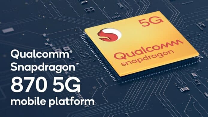 Snapdragon 870 發表   首批手機產品料第一季上市