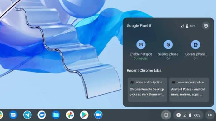 Chrome OS 將推 Phone Hub   方便 Android 用戶連接同步