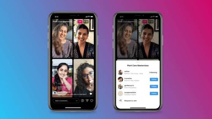 Instagram 推 Live Rooms 功能   可 4 人同時進行直播