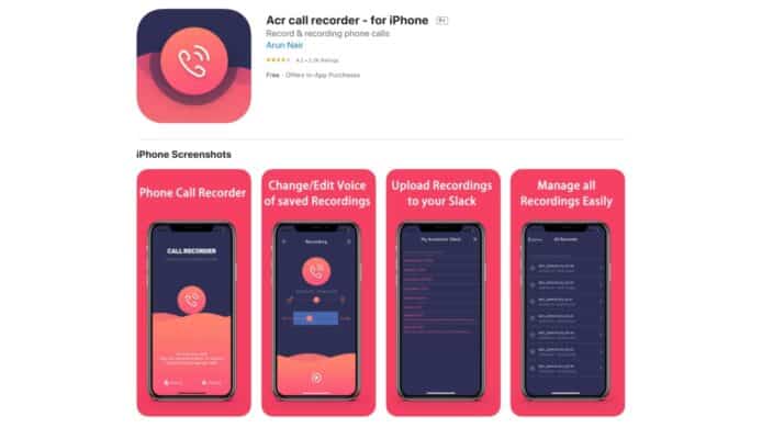 Acr Call Recorder 通話錄音程式   有竊聽漏洞逾 100 萬 iPhone 安裝