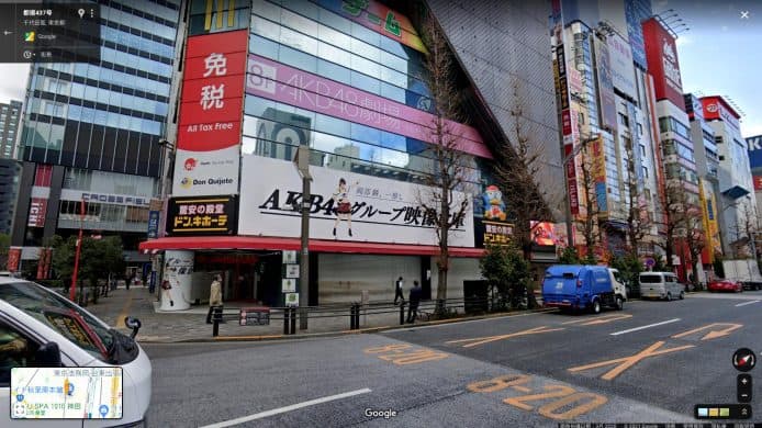 東京秋葉原著名地標   AKB48 廣告板被中國網遊取代