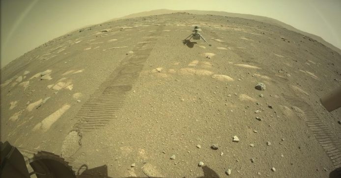 創新號火星直升機正式着陸　離開探測車準備初次飛行