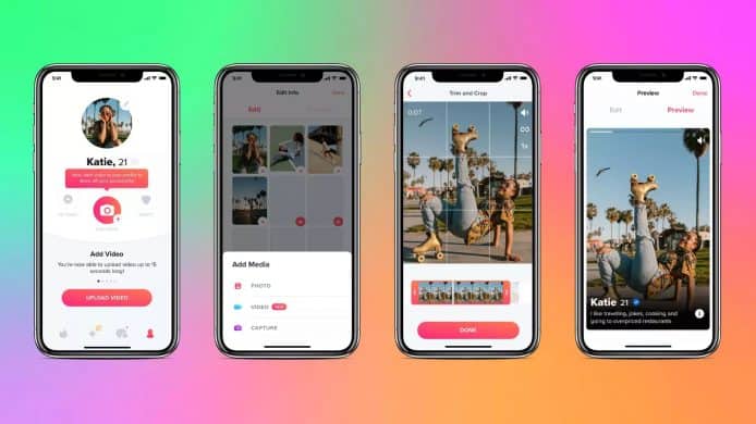 交友約會程式 Tinder   新增影片介紹、極速約會功能