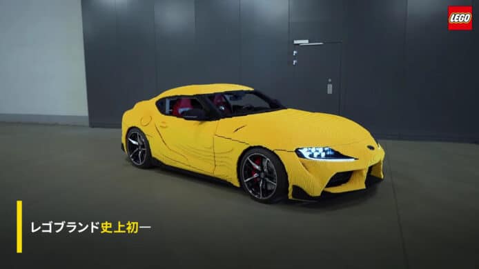 可行駛 LEGO 版豐田 Supra    實物原大近 48 萬塊積木砌成