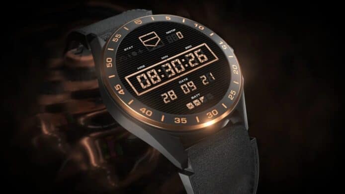 啞黑色錶身配金色點綴   TAG Heuer Connected Bright Black Edition 登場