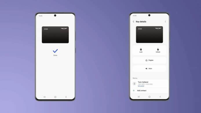 Galaxy 手機取代車匙   走近可解鎖放充電板可發動引擎