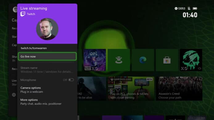 事隔四年再度回歸   Twitch 重新整合到 Xbox 主畫面