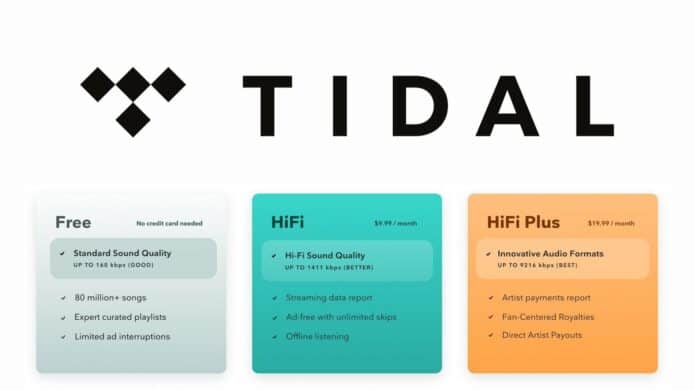 音樂串流平台 Tidal 推新服務計劃   免費收聽但有廣告