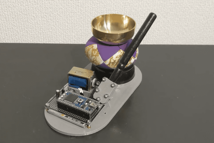 日男製電子敲缽助檔案超渡   死機、彈App即自動敲缽