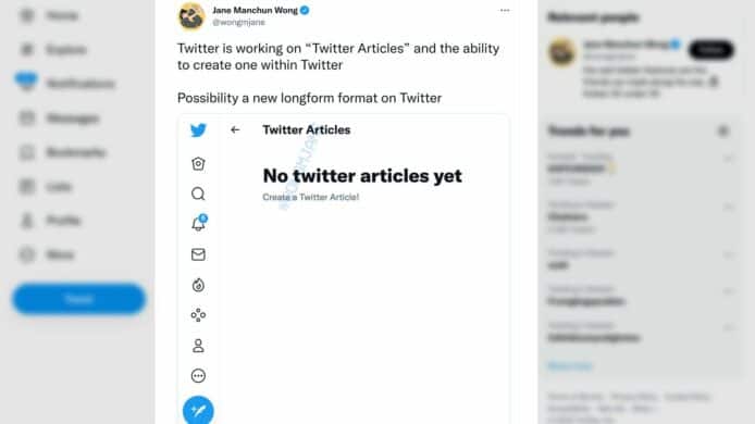Twitter 傳開發新功能   用戶未來或可發表長文