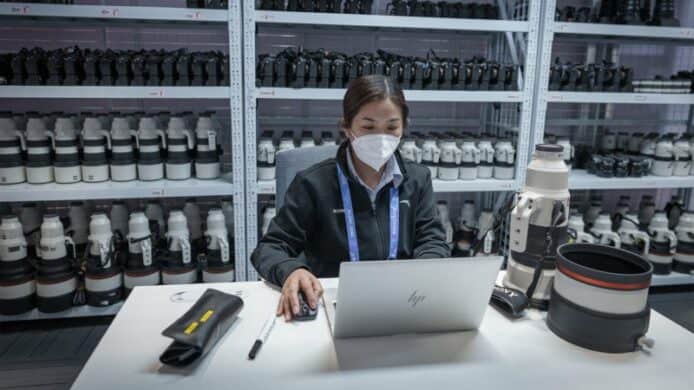 冬奧 Sony「相機軍火庫 」再現  提供250部相機、600支長砲鏡頭