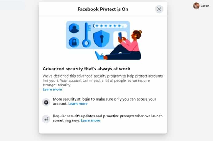 Facebook 強制要求用戶加強保安　未啟用 Facebook Protect 將無法使用