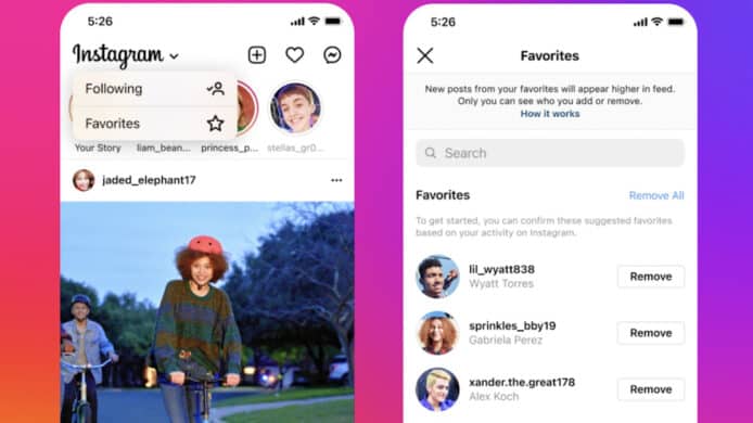 Instagram 時序排列回歸   新增 50 個最愛帳號顯示功能
