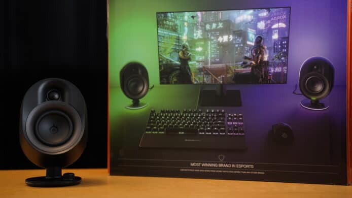 【評測】SteelSeries Arena 7     可調多種 RGB 燈效 + 無線電競喇叭