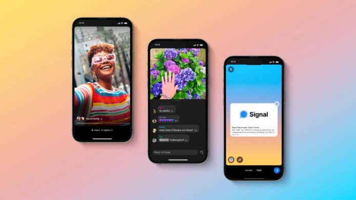 仿效 FB、IG、WhatsApp   通訊程式 Signal 引進 Stories 功能