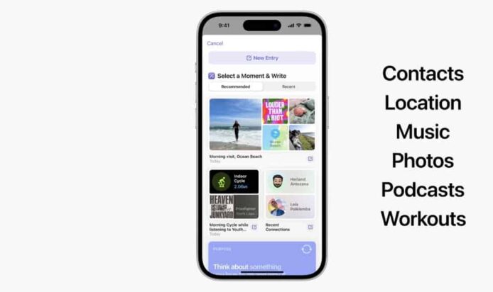 【WWDC 2022】iOS 17 新增 Journal 功能     記錄生活 + 有 Apple 私隱保障