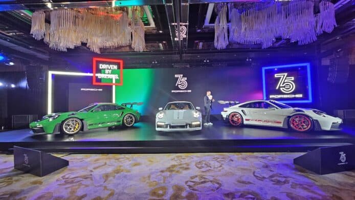 慶祝保時捷 75 周年、911 車系 60 周年    911 GT3 RS、911 Sport Classic 到港率先睇
