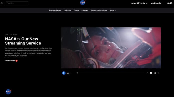 NASA 串流平台週三推出   闔家歡、費用全免、零廣告