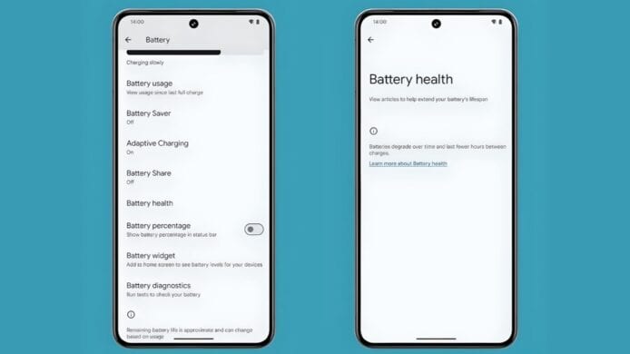 Android, 電池健康