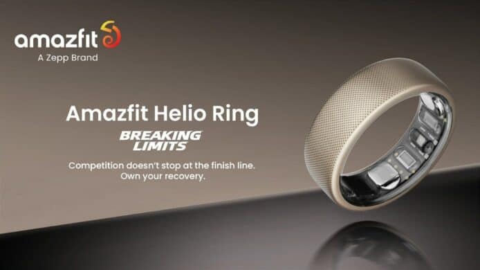 Amazfit Helio Ring 發表   專為運動員開發智能戒指